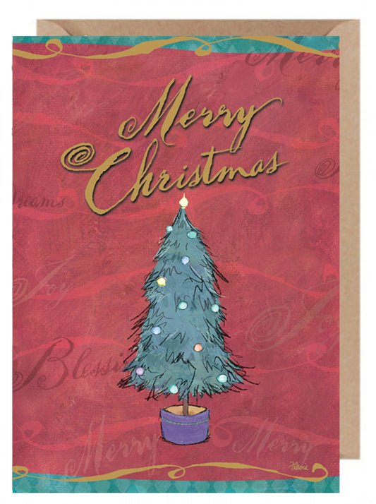 Merry Christmas - a Flavia Weedn inspirational greeting card 0003-6838